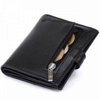 Женский кожаный кошелек ST Leather 19208 Черный 
