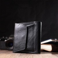 Кожаный мужской кошелек ручной работы GRANDE PELLE 22573 