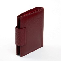 Женский кожаный кошелек Bright DR. BOND WS-36 wine red