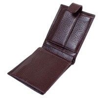 Мужской кожаный коричневый кошелек DESISAN SHI080-019