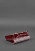 Женская кожаная поясная сумка/кроссбоди BlankNote Mini бордовая BN-BAG-38-2-VIN