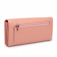 Женский кожаный кошелек Classik  DR. BOND W501-2 pink purple