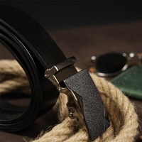 Мужской кожаный ремень автомат Vintage 20321
