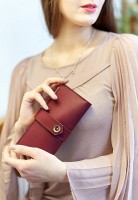 Женское кожаное портмоне ручной работы BlankNote 3.0 виноград