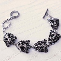 Браслет Скифская Этника «Белая пантера» 111030030-7