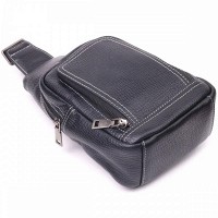 Мужская кожаная сумка-слинг Vintage 21284 