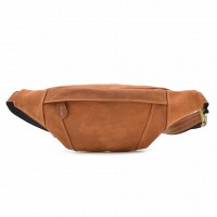 Мужская кожаная сумка бананка, сумка напоясная LIMARY Lim-525RB