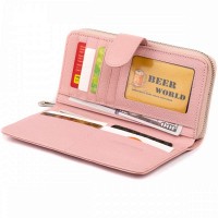 Женский кожаный кошелек ST Leather 19303 Розовый