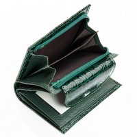Женский лаковый кожаный кошелек PE DR. BOND PEW44-1 green