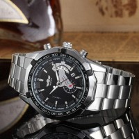 Мужские часы с календарем WINNER TITANIUM 1038