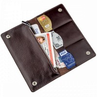 Мужской бумажник из кожи SHVIGEL 16193