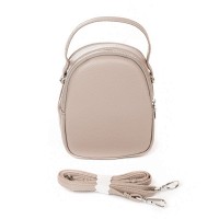 Женский молодежный кожаный клатч ALEX RAI 88082 pale grey