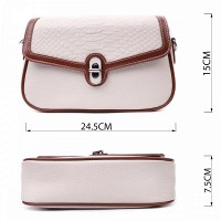 Молодежная женская кожаная сумка через плечо Vintage 22623 