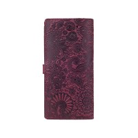 Тревел-кейс из кожи Hi Art TC-01 Shabby Plum Mehendi Art