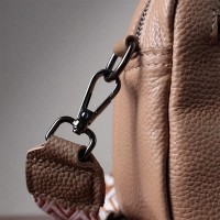 Молодежная женская кожаная сумка через плечо Vintage 22637 