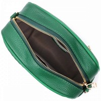 Молодежная женская кожаная сумка через плечо Vintage 22613 