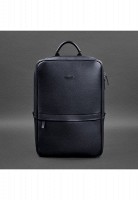 Мужской кожаный рюкзак BlankNote FOSTER BN-BAG-39-NAVY-BLUE