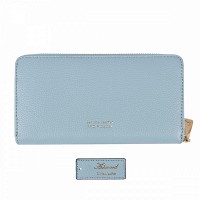 Английский женский кожаный кошелек Ashwood J54 WINTER SKY (Зимнее небо)