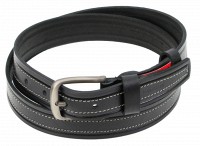 Мужской кожаный ремень под джинсы Skipper 1298-38