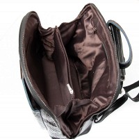 Женский кожаный рюкзак ALEX RAI 8628 black