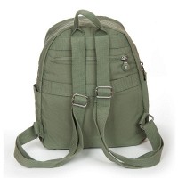 Женский тканевый рюкзак Jielshi 5293 d.green