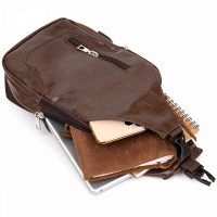 Мужская сумка слинг из кожзама Vintage 20560 