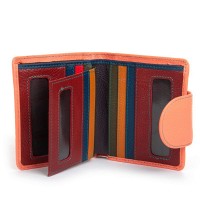 Женский кожаный кошелек Rainbow DR. BOND WRS-415-1 pink
