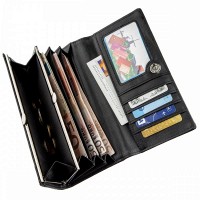 Женский кошелёк из лаковой эко кожи KIVI 19012