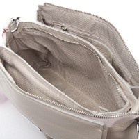 Женская кожаная сумка ALEX RAI 8721-9 grey