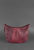 Кожаная женская сумка BlankNote Круассан бордовая Crazy Horse BN-BAG-12-VIN-KR