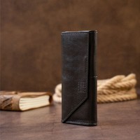 Женский кожаный клатч GRANDE PELLE 11316 Черный