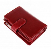 Женский кошелек Visconti VENICE MZ-11 красный из натуральной кожи