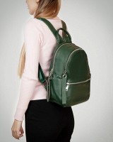 Женский кожаный рюкзак ALEX RAI 95517-9 green