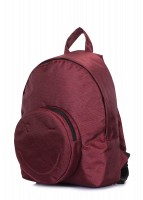 Молодежный рюкзак POOLPARTY smile-backpack-marsala