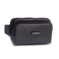 Мужская сумка на пояс Lanpad 35007 gray
