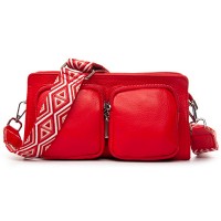 Женская кожаная сумка ALEX RAI 2051-9 red