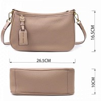 Молодежная женская кожаная сумка через плечо Vintage 22632 