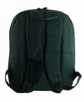 Черный рюкзак плотной ткани  TRAUM 7050-91