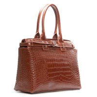 Женская кожаная сумка ALEX RAI 00108 camel