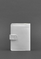 Кожаная обложка для паспорта  3.0 белая BN-OP-3-LIGHT