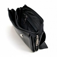 Мужской черный кожаный клатч Tarwa ga-2801-3md