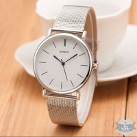 Женские часы Geneva Steel Silver (1366)