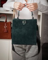 Женская замшевая сумка ALEX RAI 9701-1 green