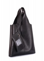 Кожаная сумка POOLPARTY amore-leather-black