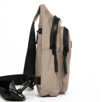 Мужская тканевая сумка-слинг Lanpad 86803 khaki мал
