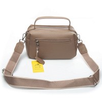Женская кожаная сумка ALEX RAI 99128 khaki