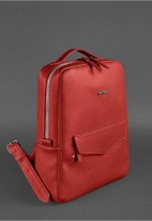 Женский кожаный рюкзак BlankNote Cooper красный- BN-BAG-19-RED