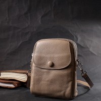 Молодежная женская кожаная сумка через плечо Vintage 22400 
