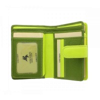 Женский кожаный кошелек Visconti Fiji rb51 lime m