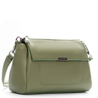 Женская кожаная сумка ALEX RAI 8721-9 green